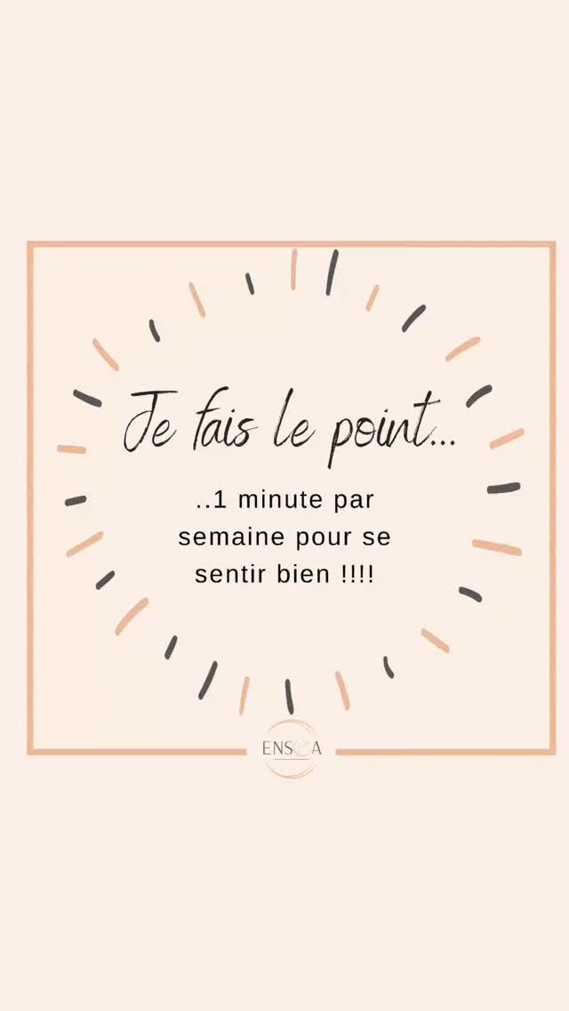 ✨1 minute par semaine pour se sentir bien.. c'est prendre 1 minute pour soi.. Rapide.. Facile.. Efficace !!!✨
🍀 Prenez cette minute pour réfléchir à ces 3 questions
🍀 Notez et mettez en action vos pensez
🍀 Admirez le mieux-être dans votre quotidien
A utiliser sans modération 😁
#cabinet #yvelines #villepreux #ensoa #coach #sophrologue #bienetre #developpementpersonnel #sophrologie #coaching #astuce #gestiondesemotions #objectif #mieuxêtre