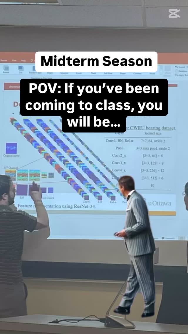 Class regular, this one’s for you!
After reading week, back to class, ready for the exam? The attendance finally pays off…😎
#uottawa #readingweek #studentlife #studytips #midterm #stayready #backtoschool #studymode #mechanicalengineering #research