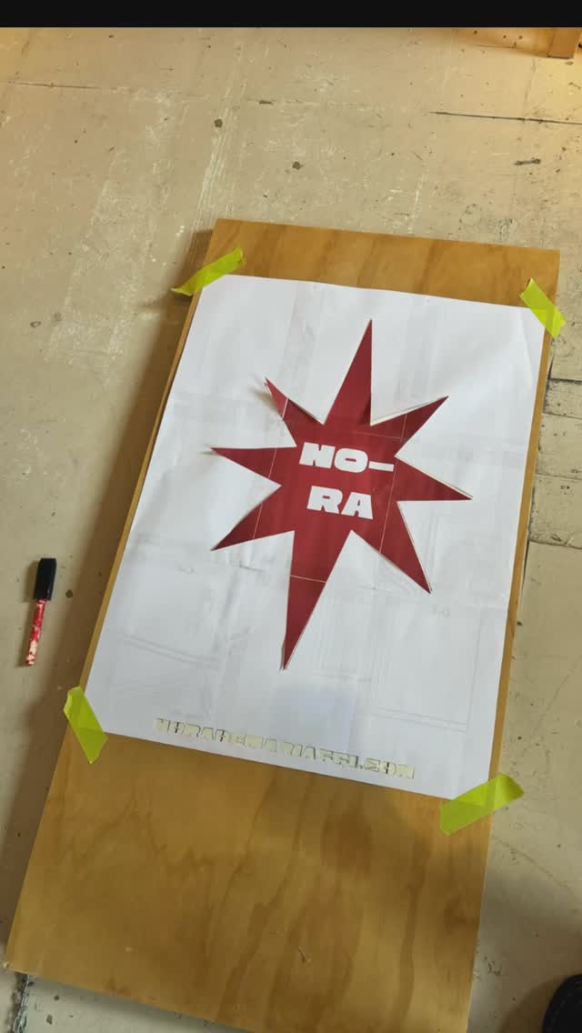 Come back in time with me to when I painted my sign!
She’s simple … she gets the word out…. She will hopefully bring you in on Sunday!! Pop up this weekend (Feb 2 12-5pm) STOP BY SEE THE SIGN COME UP