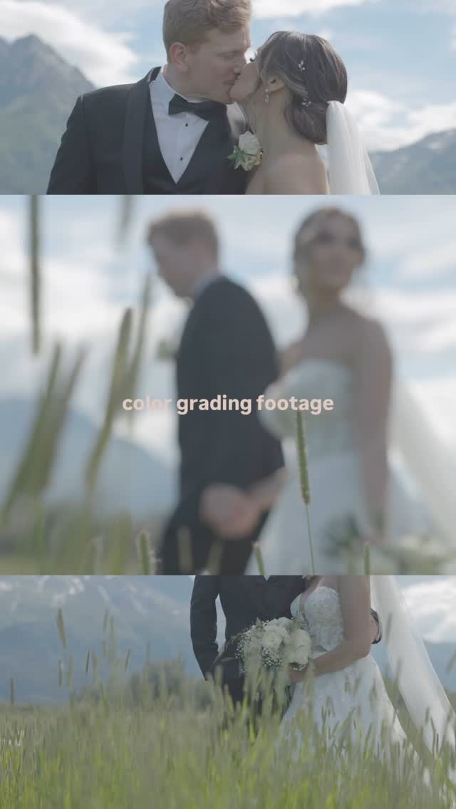 Brittany + Jonathan // Wedding #colorgrade #wedding #weddingvideographer #alaskawedding