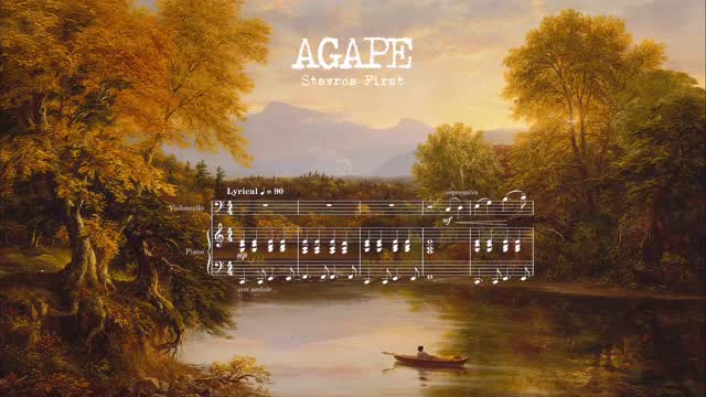 New duet for cello and piano! 🎶
The Ancient Greek word Agape (Ἀγάπη) refers to the highest form of what was understood to be the three main categories of love—the other two being Eros and Philia. Eros and Philia relate to romantic and brotherly love respectively, while Agape is the highest form of love—sacrificial, divine love. As St. Porphyrios says beautifully, “the love (agape) of God transforms everything; it sanctifies, amends and changes the nature of everything. You live in the stars, in infinity, in heaven with the angels, with the saints, on earth with people, with plants, with animals, with everyone and everything.” This piece is an attempt to capture some of that joy.
Contact me for the sheet music download.
Composition and recording copyright © 2025 by Stavros First (ASCAP) & Stavros First, LLC. All Rights Reserved.
Painting is Sunset in the Catskills by Thomas Cole
#cinematicmusic #composer #newmusic #filmmusiccomposer #stavrosfirst #reels