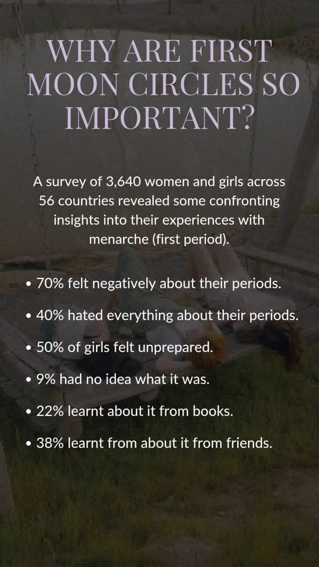 Fear and uncertainty should not define a girls first period. Let's empower them to welcome this milestone with trust and confidence as the foundation.
๐ TICKET SALES END MONDAY!
FIRST MOON CIRCLE
(Mother + Daughter Circle)
๐ Saturday 1st Feb
๐ The Flourish Collective
๐ 2:00 - 5.30pm
Tickets are in bio. Comment Circle to secure your spot now!
Source: About bloody time by Karen Pickering & Jane Bennett
#darwinevents #darwinmums #darwinmumsandbubs