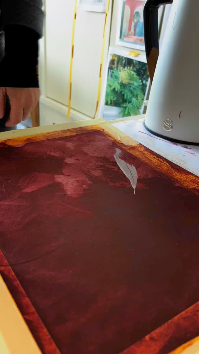 Here's a process video for you today :) #happyplace #flow