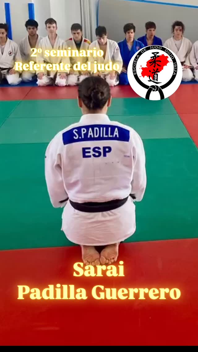 Este sábado hemos tenemos la suerte de tener en Ibiza a la gran judoka Sarai Padilla Guerrero, como ponente en el 2º seminario con referentes del judo. Gracias por tu forma de transmitir, por tu cercanía, por tu simpatía. Gracias por ayudarnos a mejorar
Un placer compartir Tatami con judokas de esta calidad. Invitadisima a repetir cuando quieras @saraipadilla63