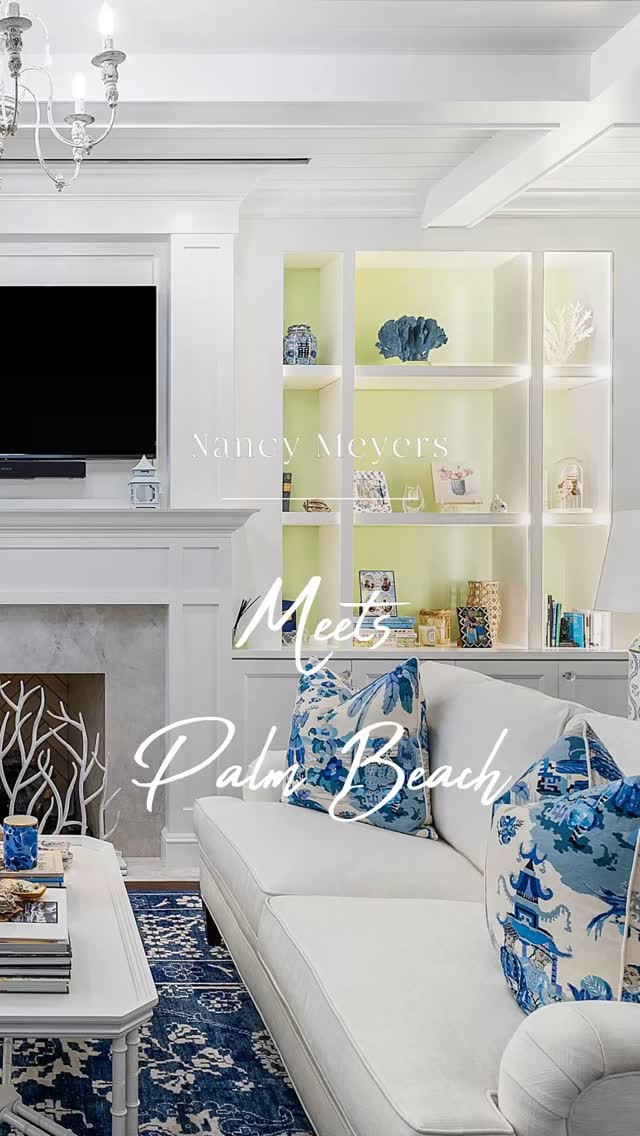 Current favorite collaboration 💙 The perfect mix of old & new ✨What does your dream home look like? I can make it a reality #palmbeachstyle #palmbeachinteriors #palmbeachcounty #eternalsummer #interiordecorating #palmbeachdesign #allblueallday