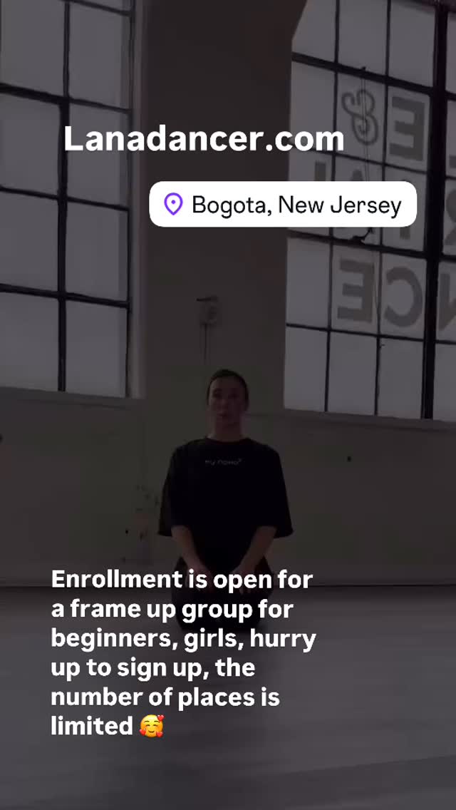 Enrollment is open for a frame up group for beginners, girls, hurry up to sign up, the number of places is limited 🥰 #frameup #poledancenation lanadancer.com