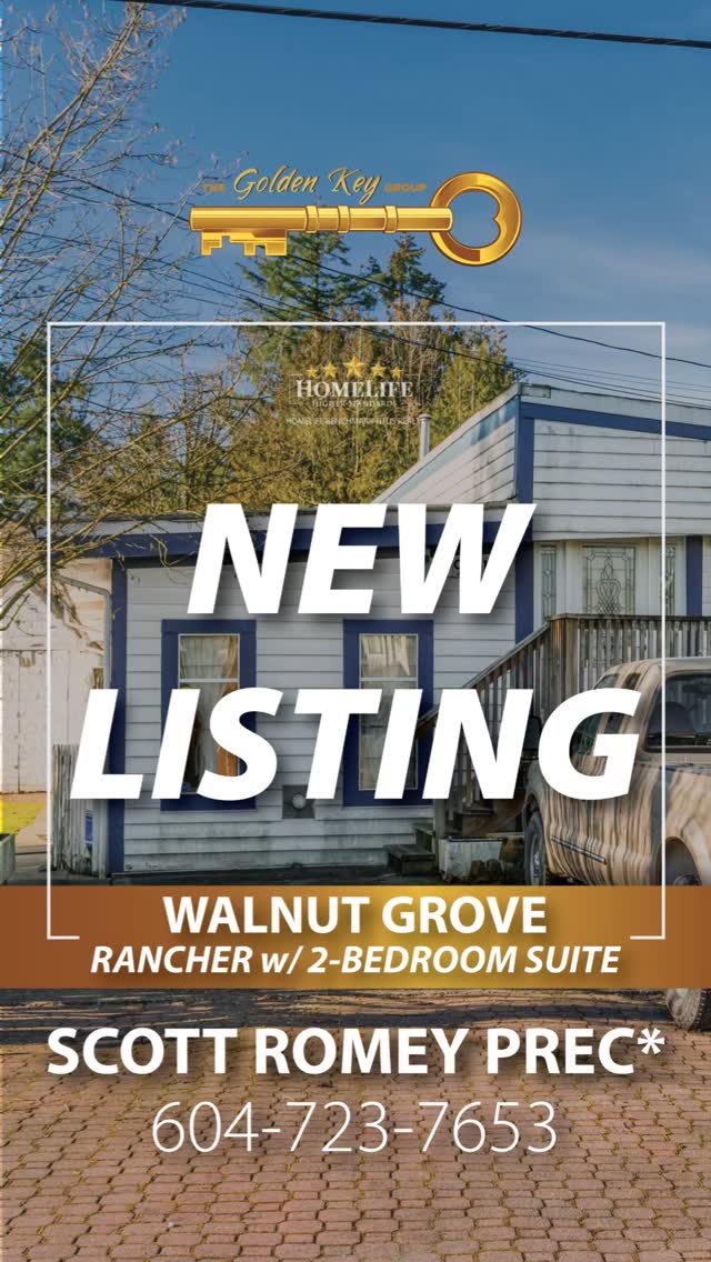 🏡Rancher style home converted into duplex.🏠 Nestled on 5,500 sqft lot currently zoned RU-1. One of a kind very property. Owner lives in spacious 1 bdrm and there is an additional 2 bdrm suite, currently empty. Plus additional out buildings, a large utility / office trailer, and a large covered canvass/tarp area acting as Carport. Excellent commuter access at mouth of Golden Ears bridge.
You’re going to love this one
Call now to book your private viewing!
📞 Scotty Romey 604.723.7653
📞 Grace Luzande 778.628.4530
📞 Kevin Banting 604.440.7608
The Golden Key Group
Homelife Benchmark Titus Realty
#thankyou #thegoldenkeygrouprealty #realestate #realtor #invest #buy #sell #opportunity #beautifulbritishcolumbia #realestatebc
#fraservalley #vancouverrealestate #moneymoves #realestateinvestments #developer #development #money #investments #future #openingdoorsofopportunity
#scottromey #danielromey #graceluzande #thegoldenkeygrouprealty #homelifebenchmarktitus #surrey #langley #planforretirement #family #future #success
