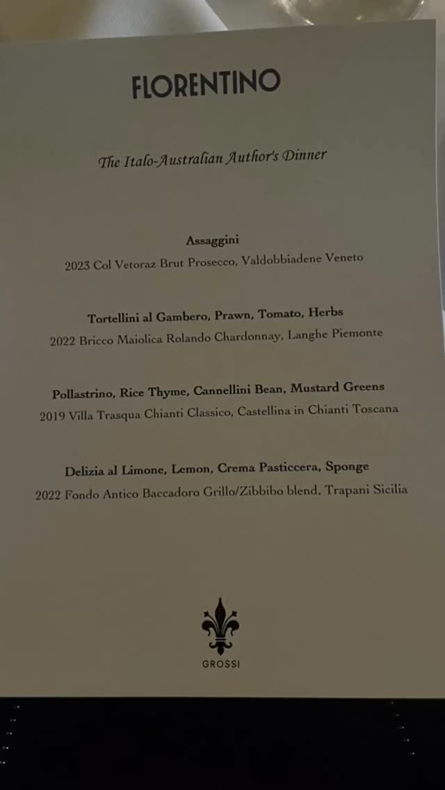 The photos don’t do the wonderful evening I just had justice. I came to Melbourne from Queensland just for this Italian Authors dinner at Grossi Florentino. I mostly came to fan girl over @the.italian.teacher & @heartrome who I admire as authors, but I’ve met some other wonderfully proud Italian Australians who are as mesmerised & proud of their dual heritage as I am. What an exceptionally vibrant energy there was in that room & hearing the ladies all speak has motivated me to write that book! Thank you ladies for a memorable evening.
#italian #italianaustralian #italianauthor #italoaustralian #mariapasquale #jennalobianco #apiringauthor #mytinyitaliankitchenblog
