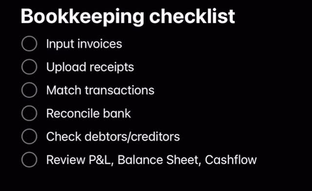 Ticking off the end of the month checklist, one step at a time!
Who is ready for January to finally be over and start our February bookkeeping basics posts!
#bookkeeping #bookkeeper #coaching #smallbusiness #bookkeepingbasics #bookkeepingtips #finances