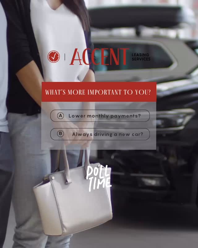 What’s more important to you when considering leasing a vehicle?? VOTE BELOW! #polltime #carleasing