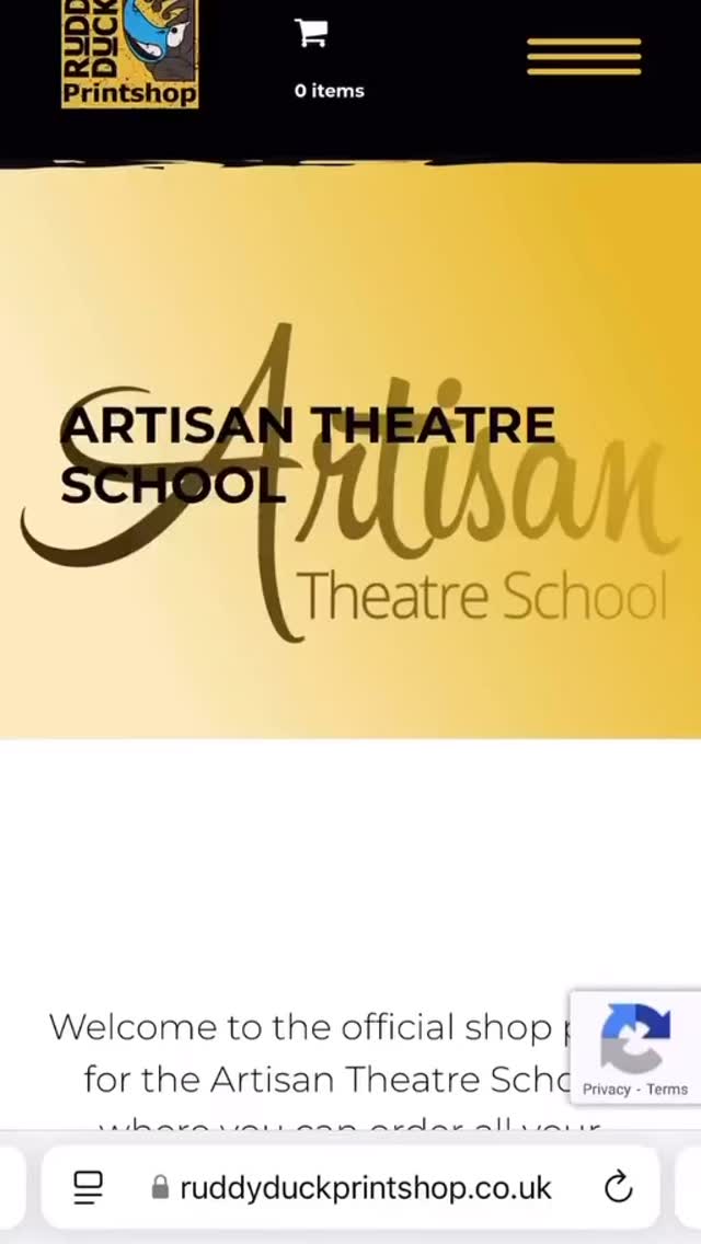 NEW Stock just landed! Be Artisan Ready 🙌🏼 Follow the link to shop now 👇🏼
https://www.ruddyduckprintshop.co.uk/artisan-theatre-school/