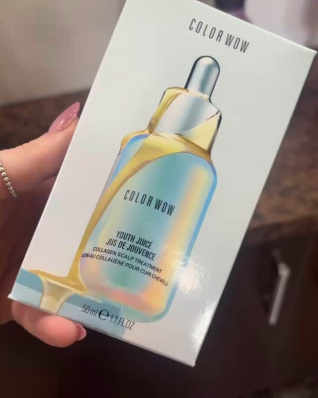🚨New product alert! 🚨
Color wow youth juice ✨ Packed with collagen, caffeine, and alma extracts! Ideal for healthy scalp and hair growth!