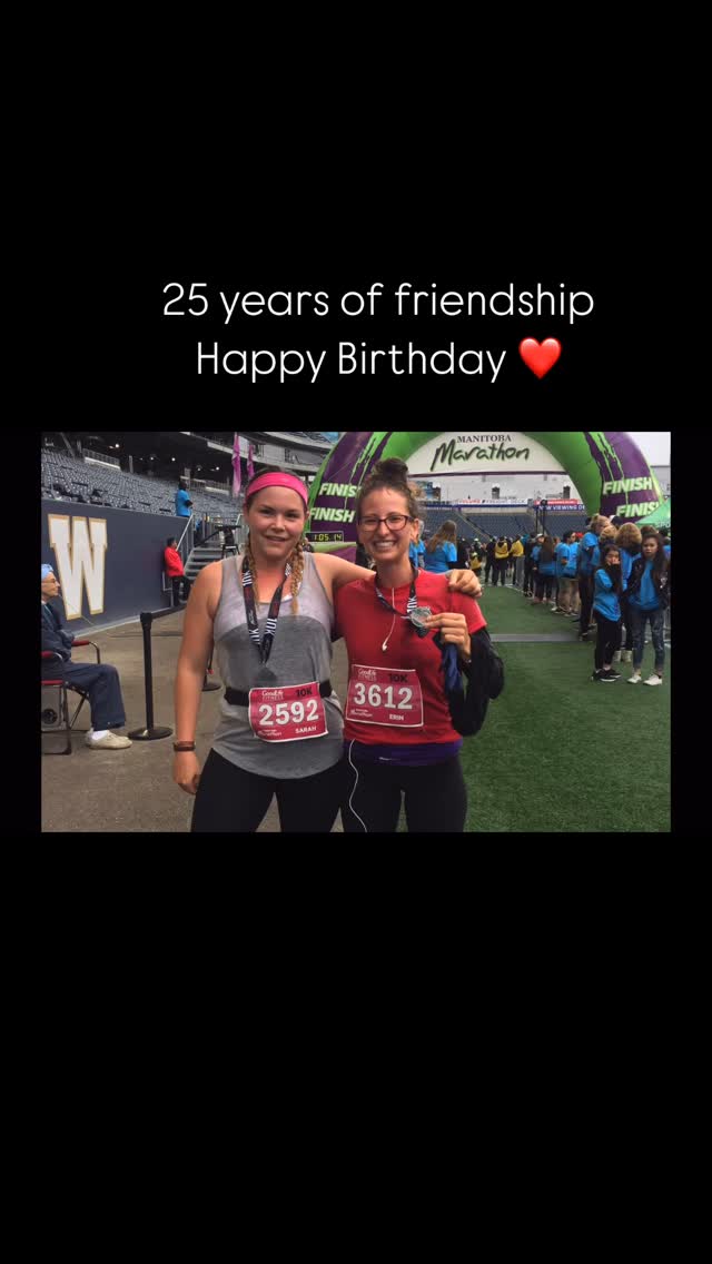 Happy Birthday to my ride or die @erinselc
I know I say this every year, but the older we get the more and more I cherish our friendship. Having someone whoâs been your bff through very stage of your life is so special đ (lucky for us we get that x5!!)
We met in grade 5, and though weâve had our ups and downs, weâve always remained best friends.
Youâre my everything person. Snowboarding, marathons, climbing mountains, travelling, hiking and being the best auntie ever.
Weâve been through it allâour first heart breaks, graduating middle and high school together, conquering our first day of university together, the birth of my babes, sleeping in mountains, sickness and more heart breaks.
There are simply no words to tell you how much you mean to meâ¤ď¸
Cheers to the next 25 years of friendship/sisterhood.
Love you long time
#bffs #rideordie #livelaughmenice