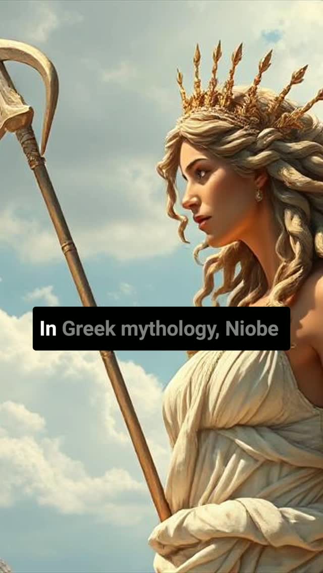 Niobe The Sobbing Mother - The stone that cries in winter #greekmithology #motherhood #myth
