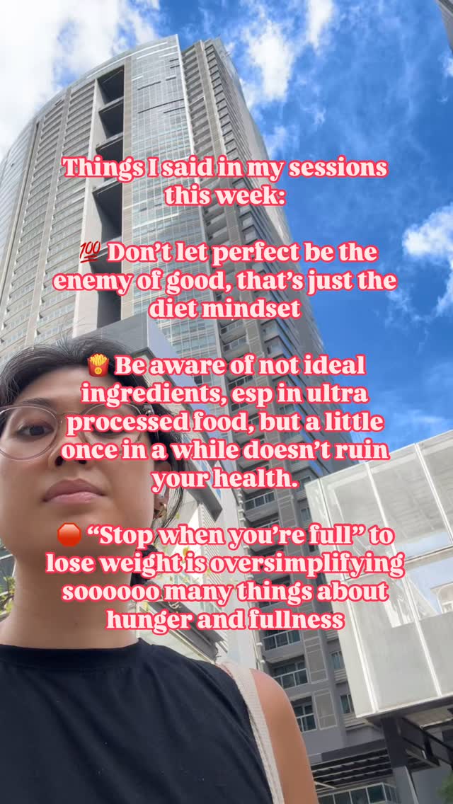 Some things my clients are working on so far in 2025:
- a better approach to weight management
- learning to stop counting calories and work with their bodies
- learning about healthy living for the first time
- finding enjoyable exercise
- recognizing internet misinformation
- building a healthy home system for the whole family
- building self confidence
What are your 2025 health goals?
Mine is to sleep early and stop scrolling at bedtime📱
