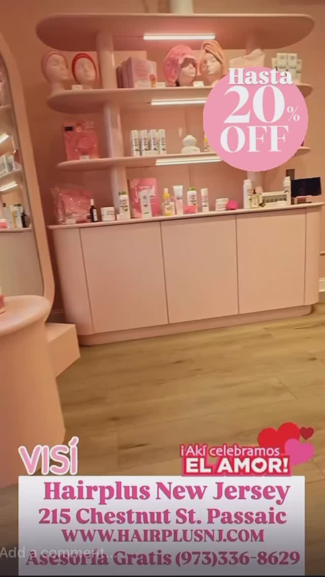 💞HAIRPLUS NEW JERSEY 💞Te invita a que nos acompañes y disfrutes de maravillosos descuentos hasta un 20% todos nuestros productos🤩🤩
Estamos localizados Hairplus New Jersey en 📍215 Chestnut Street en Passaic NJ 07055 o visítanos 👉🏻www.hairplusnj.com o 📲
Contactarnos (856) 254-6858 • (973)
336-8629 🫶🏻🥰
Descuentos disponibles desde ya 🤩🥰
Ofrecemos 1 hr PICK-UPS. FREE SHIPPING en órdenes de $150 o mas! 📦📦
SHIPPING a todo USA garantizados 2-3 días! Aquí los esperamos! Bendiciones!
#hairplus#hairplusnj#hairpluspensilvania#hairluscare#hairplu
sofertas#hairplusedicionlimitada
#hairplusgoteronuevo#goterotomillo
#hair#haircare#hairproducts#hairpluspa#hairplusphiladelphia
#hairplusnuevoproducto#
hairpluspensilvania
#hairplussale#hairplusny#hairplusphi#hairproducts #