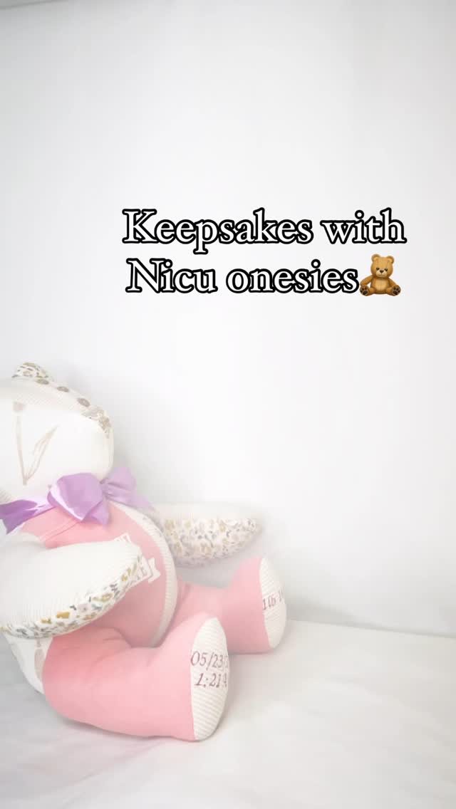 These Nicu baby onesies no longer live in a box but are now proudly displayed where the family can hold onto their daughter as she grows while remembering the miracle of her birth 🥹🧸✨
𝙎𝙝𝙤𝙧𝙩 𝙨𝙩𝙤𝙧𝙮: A beautiful Black mother reached out wanting to transform her daughters Nicu onsies into one of a kind memory bears by BinaBears. She shared with me that prior to the birth of her daughter, she was hospitalized for a month and her baby girl was born a micro-preemie at 30weeks 1day. She weighed under 2 pounds 1 pound 14.7 ounces to be exact. To put that into perspective that is 2 medium sized oranges held on the palm of your hands 🍊🍊 WOW😭
She calls this moment in her life and her daughter a Miracle in the Flesh… what is written in Psalms 139:13-18 ❤️
This was the first miracle story I heard this year and it was a beautiful reminder of the power of God. I want to hear and amplify more miracle stories… because they exist!
May these keepsakes be a reminder for us all that we are so marvelously made and can get through anything with God on our side, and may their daughter always be reminded that she came into this world as a miracle and one of a kind, just like her BinaBears ❤️🧸
#memorybears #momsofinstagram #nicu #nicugraduate #keepsakes #giftideas #binabears #celebratinglifeandspreadinglove #binabearsandstories #custom #handmadewithlove #teddybear #smallbusiness #art #memorybears #instagram #sandiegosmallbusinesses