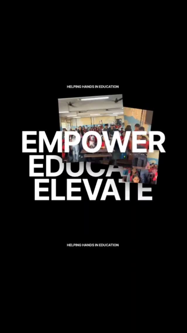 Empower. Educate. Elevate.
#helpinghandsineducation #education #educationforall #charity