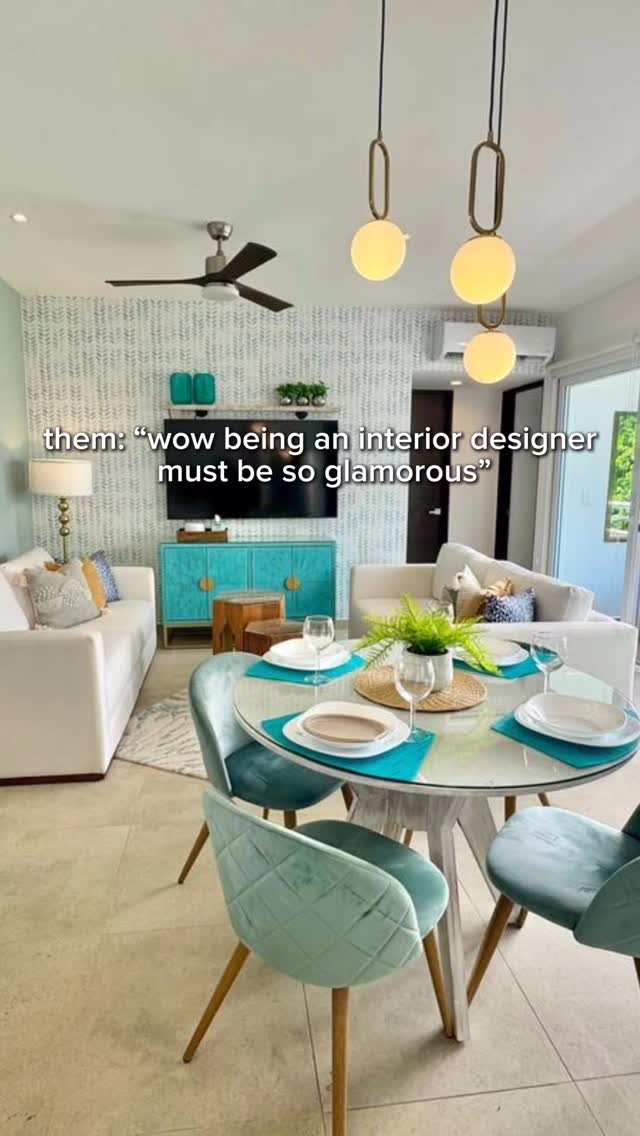 Expectation vs. reality of being an interior designer 😂😌 Let’s be real, it’s not all swatches and mood boards — sometimes it’s chaos — but you gotta ✨trust the process✨ and embrace the challenges as they come. Ultimately, the beautiful transformations and the joy we bring to our clients make all the hard work worthwhile.