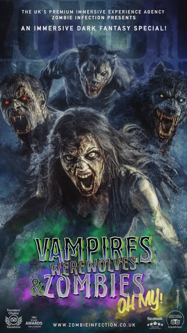 🔥 Get ready for battle! 🩸🐺🧟♂️
This June, Dorchester Prison opens its gates to a brutal, blood-soaked battleground! The multi-award-winning *Zombie Infection* presents a dark fantasy experience where Vampires, Werewolves, and Zombies fight for supremacy!
🌑 THREE REALMS. ONE CROWN. CHAOS.
🩸 Vampires – Masters of deception.
🐺 Werewolves – Wild and unforgiving.
⚔️ Zombies – Ruthless and undying.
🎭 FULL IMMERSION! Become your character – Mage, Knight, Healer, or Trader.
🍻 Feast, drink, and plot your strategy in a prison full of secrets.
👑 ONE REALM WILL CLAIM THE UNDERWORLD CROWN. Will you rise… or fall?
🎟️ TICKETS NOW ON SALE: https://bit.ly/ZIDARK25 or www.zombieinfection.co.uk!
#ZombieInfection #DorchesterPrisonTakeover #WerewolvesVampiresZombies #UnderworldCrown #DarkFantasy
