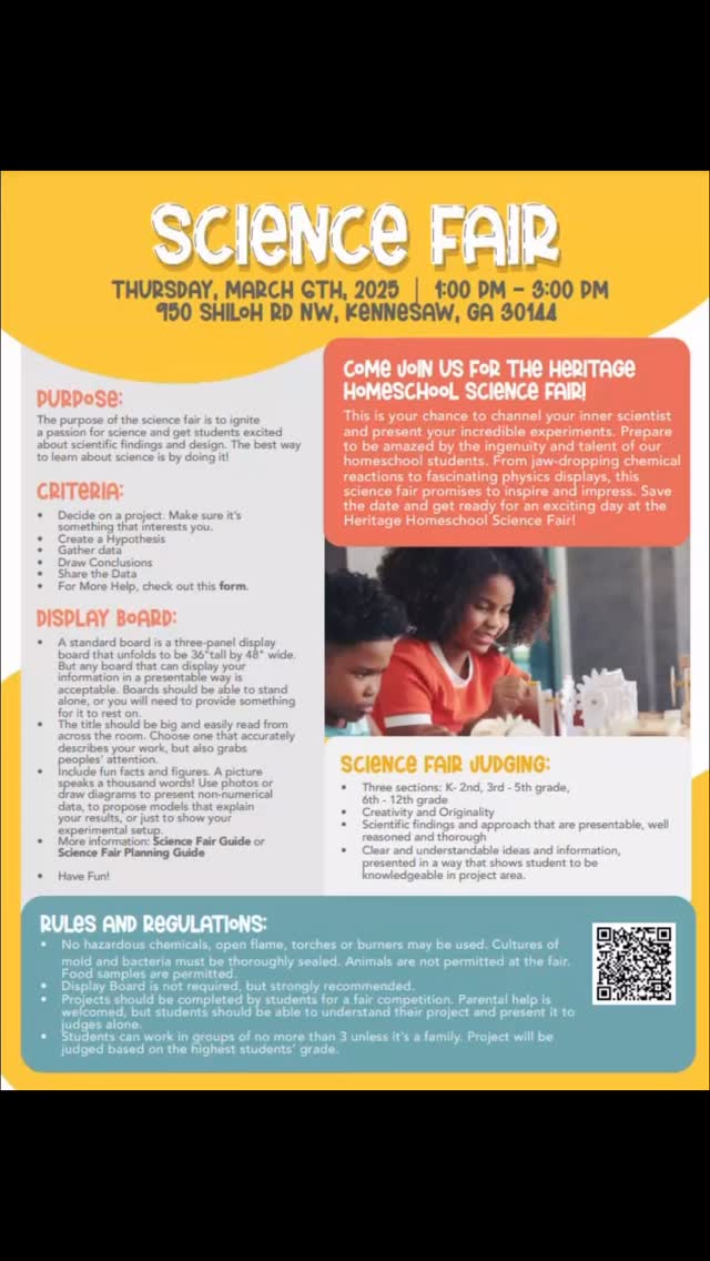 We have two exciting events coming up in March. First, we have our science fair where our young scientists can show their skills and knowledge through their presentations 🧪
And our amazingly fun GLOW PARTY! Last year was a blast. The kids danced all night and had a great time hanging out. Get your tickets for both events by visiting: heritagehomeschoolers.org/publicevents
You can also find the link in our bio! See you soon ✨
.
.
.
#community #science #homeschool #homeschooling #blackhomeschoolers #learn #glowparty #heritage #legacy #homeschoollife #blackhomeschooling #homeschoollife #homeschoolcommunity #heritagehomeschoolers