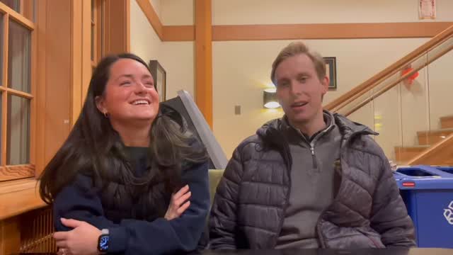 As we get closer to Valentine’s day, Ms Marland, dance teacher, and Mr G, rowing coach, play our couples quiz. After asking for a few lines of their favourite song, we think it might be a good thing that Mr G isn’t representing Kayes at interhouse karaoke…