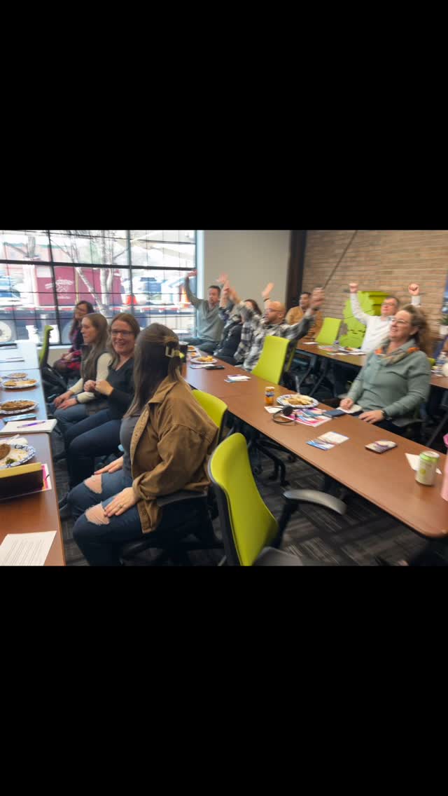 A wellness themed lunch & learn with the @statelineymca is just what the doctor ordered yesterday! 💪 We had so much fun learning about ways to take care of ourselves at work - mind, body, and spirit! Thank you to our friends at the Y for a great session and reset.