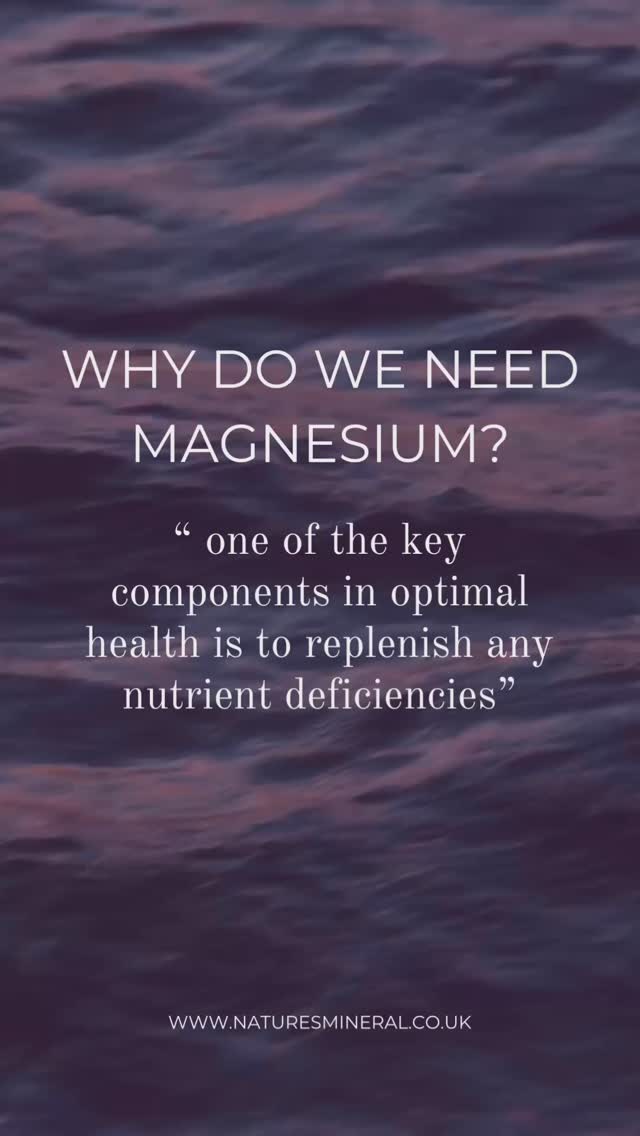 Why do we need magnesium?
Well, magnesium plays a of roll in 300 processes in the body.
Magnesium is essential for supporting muscle function nerve transmission energy production, bone health and regulating many biochemical processes in the body.
We currently live in a world that makes it easy to become depleted in Magnesium, with our food and soils being deprived of magnesium.
Here’s why you need to start spraying today , Link bio for our new blog post. Why magnesium?