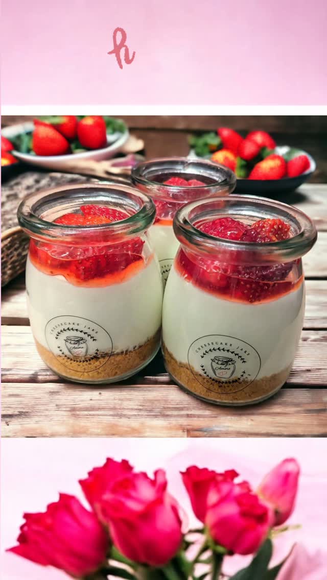 Happy Valentine's Day 💘
#amorecheesecake #cheesecakejars #strawberries #valentinesday #valentinesdessert