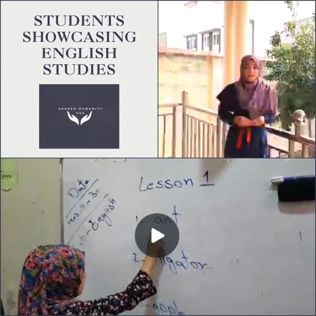 At Bibi Latifa’s schools in Kandahar, students are not only learning about faith, science, art, and wellness—they are also developing their English-speaking skills, building the confidence to express themselves in other languages.
Today, we are excited to showcase their progress in English class, where students are practicing speaking aloud and finding their voices.
🎥 Watch as one of our students proudly demonstrates their English skills.
While recent classroom highlights have featured the Theology of the Islamic religion, science lessons, and creative activities in art and physical education, today we celebrate their growth in language learning—a skill that can open new opportunities for their futures.
Follow us on social for more stories of learning and resilience. Sign up for our newsletter to support our work at www.sharedhumanityusa.org
#sharedhumanityusa #shareyourhumanity #charity #education #school #afghanistan