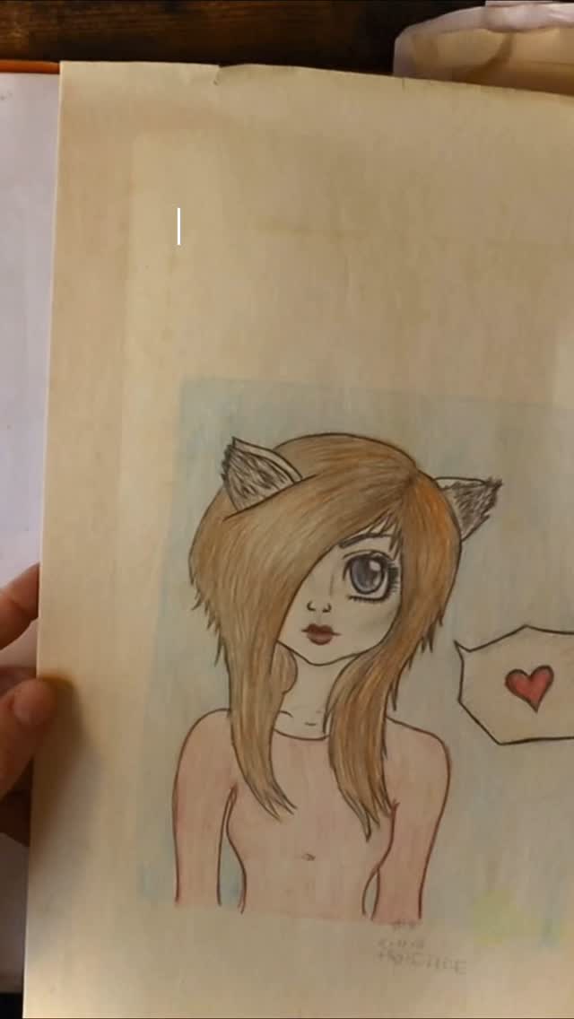 🤭looking back through my sketchbook from middle school
