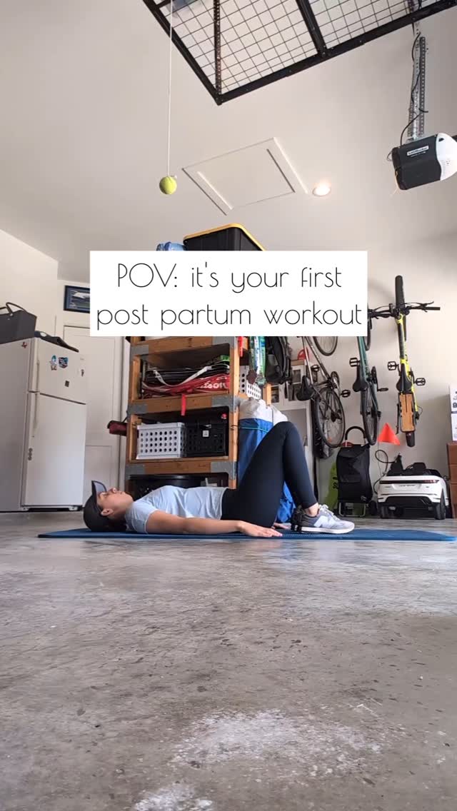 Here's a 45-minute postpartum-friendly HIIT workout that focuses on core recovery, strength, and cardio without putting too much strain on your body. This routine includes low-impact modifications while still being effective 💪🏼 Don't forget to engage with your baby during the workout!
Warm-up (1 min each)
1. Pelvic Tilts
2. Cat-Cow Stretch
3. Glute Bridges
4. Arm Circles + Shoulder Rolls
5. Marching in Place with Deep Breaths
6. Side-to-Side Step Touches
Workout (4 rounds, repeat twice, 8 min per round)
40 sec work + 20 sec rest per exercise
Modify as needed; listen to your body.
Round 1: Core & Stability
1. Heel Slides
2. Bird Dog (slow & controlled)
3. Side-Lying Leg Lifts (right)
4. Side-Lying Leg Lifts (left)
Round 2: Lower Body Strength
1. Bodyweight Squats
2. Step-Back Lunges (slow & controlled)
3. Glute Bridge March
4. Standing Calf Raises
Round 3: Low-Impact Cardio
1. Step Jacks (or regular jumping jacks)
2. Alternating Toe Taps (reach for toes)
3. Modified Burpees (step back, no jump)
4. Side-to-Side Skaters
Round 4: Core & Cooldown
1. Seated Knee Lifts
2. Dead Bug
3. Child’s Pose to Cobra Stretch
4. Deep Breathing & Pelvic Floor Activation
Cooldown (1 min each)
Forward Fold Stretch
Seated Spinal Twist
Butterfly Stretch
Side-Lying Quad Stretch
Deep Breathing
Tips:
✅ Engage your core throughout but avoid crunches if diastasis recti is present.
✅ Modify as needed – slow down movements or take longer breaks.
✅ Hydrate and listen to your body.