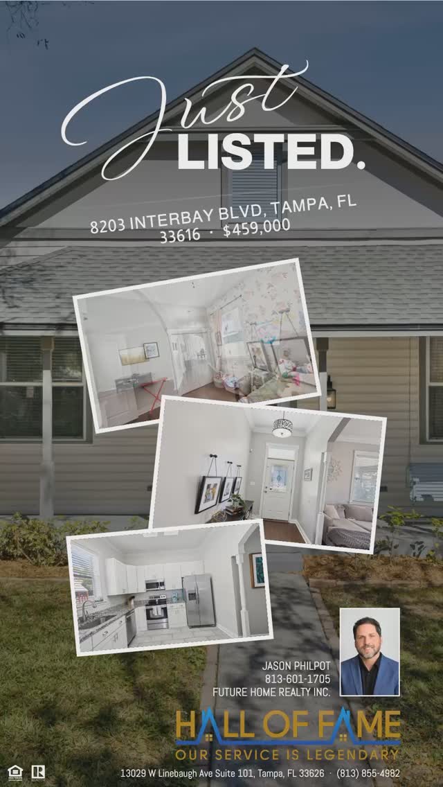 Beautiful new home in South Tampa. Amazing opportunity to buy in a historic neighborhood for an affordable price. Call or text and be the first to tour this lovely property. #southtampa #tamparealestate #portoftampa #realestate #tampa