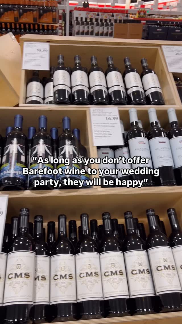 the ONE bar menu item you don’t need to overthink at your wedding….
unless you all are winos and/or incorporating a specific wine pairing for dinner service.
Wine is a funny one because typically when liquor is also being served, it hardly gets touched besides maybe a few glasses around dinner. And all guests really ask is what variety it is, never more around the winery, brand, flavor, etc.
Which is why we literally say to our wedding couples, “as long as you’re not offering Barefoot, your wedding guests will be happy!”
And we recommend keeping it to one red + one white option to minimize your over-shopping, while still getting to compliment your dinner menu.
Cabernet Sauvignon = red meat/BBQ 🥩
Pinot Noir = poultry/fish 🍗
Sauvignon Blanc = poultry/shrimp 🍤
Pinot Grigio = Italian 🍝
A bottle around $14-$25 is very reasonable and a quick tip, snag some wine when it is on sale @costco! Costco is our #1 pick when it comes to getting quality wine at a reasonable price.
From the hundreds of weddings + private events we have served over the past 10 years, this is one honest data point we needed to share. It takes no offense to the wine world, it’s just what the data shows for events specifically and will help save you money!
#bozemanbartenders #bozemanmobilebartenders #dryhirebartenders #bozemanbarservices #bozemanweddings #bozemanmobilebar #montanaweddings #montanabartenders #weddingbartenders #mobilebartenders #bozemanevents #montana