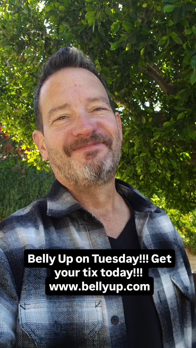 I'm so excited for the show this next Tuesday at the @bellyuptavern. Can you be there???