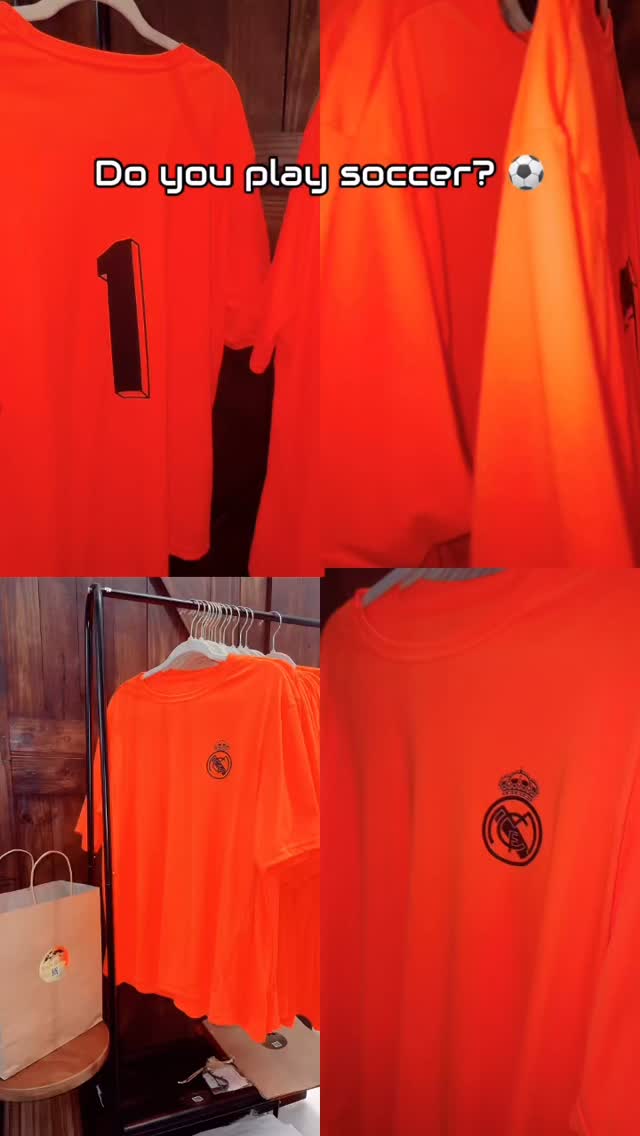 Soccer Jerseys! ⚽️ #soccerlife #soccerjersey #customjersey #smallbusinessowner #supportlocalbusiness #realmadridcf