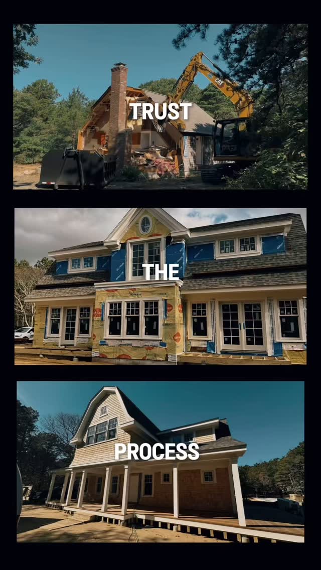 Trust the process.
#CapeAssociates #CapeCodCustomBuilder #CommitmentQualityIntegrity #CapeCodLiving