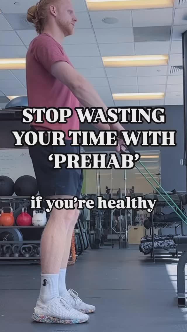 STOP WASTING TIME ON PREHAB!
Move better. Feel better. PERFORM BETTER. If you’re moving and feeling well, it’s time to focus on performance.
✅ If you’re not injured, your joints and muscles can handle far greater demands than what banded external rotations and clamshells will ever accomplish. Save those small exercises for people with low training capacities—not for healthy athletes looking to get stronger.
✅ A well-programmed training routine already includes movements that reinforce joint health, stability, and strength. Full-range squats, split squats, deadlifts, and plyos are prehab—just with actual load and intensity.
✅ The fitness industry loves overcomplicating things. Many content creators have way more time to do funky drills in the gym (myself included). If you have unlimited time, do whatever you want. But if you only have a few hours a week to train, you need to train smarter.
More strength. More power. More resilience. Less fluff.
#ultimate #ultimatefrisbee #frisbee #workout #training #strength #strengthtraining #speed #denver