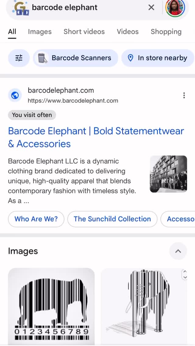 The store s live #welcometotheherd #statementwear #fashion #herdapparel #barcodelephant