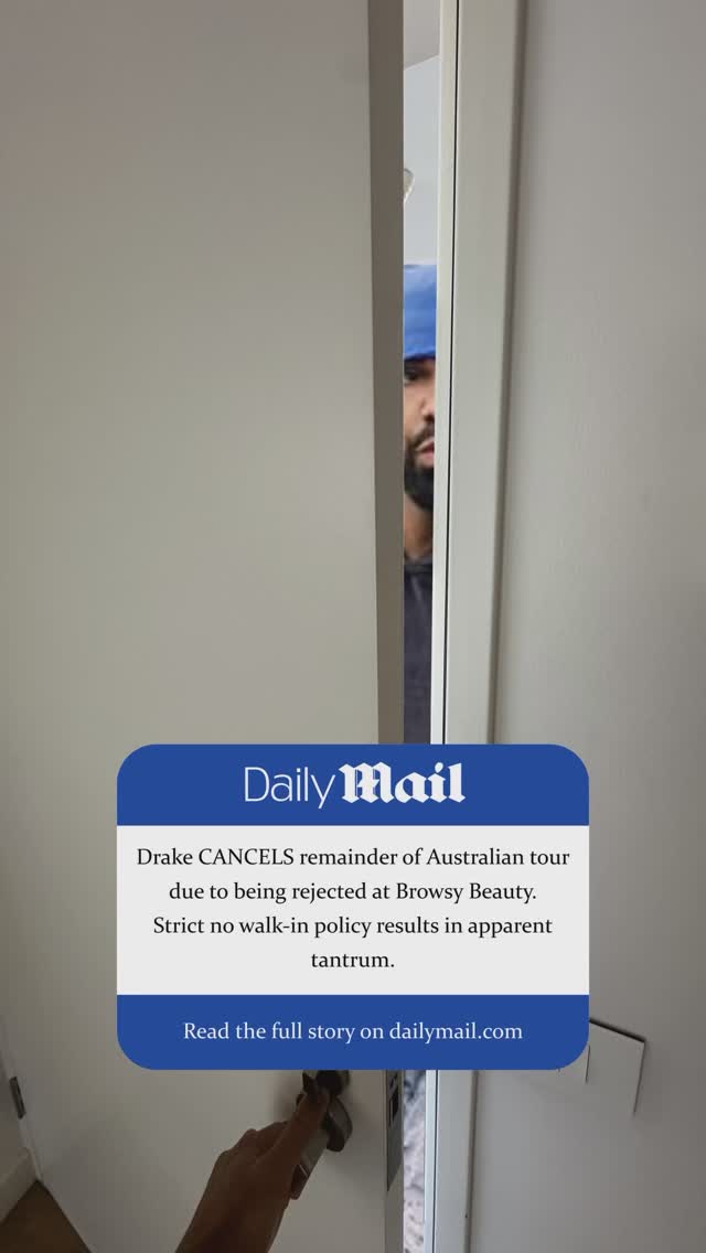 No special treatment even for Drizzy sorry 😭
#browartist#browssydney#sydneybrows#browshaping#currentaffairs#fakenews