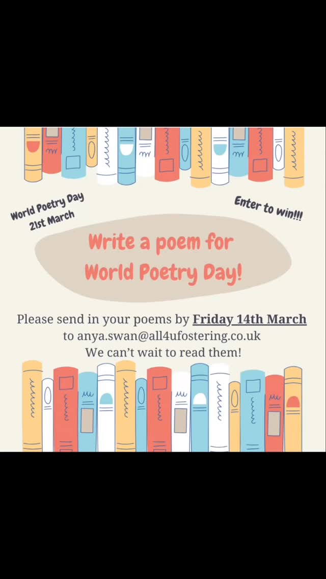 📝Talented ALL4U family children… have you written yours and entered yet? We can’t wait to read them 📝