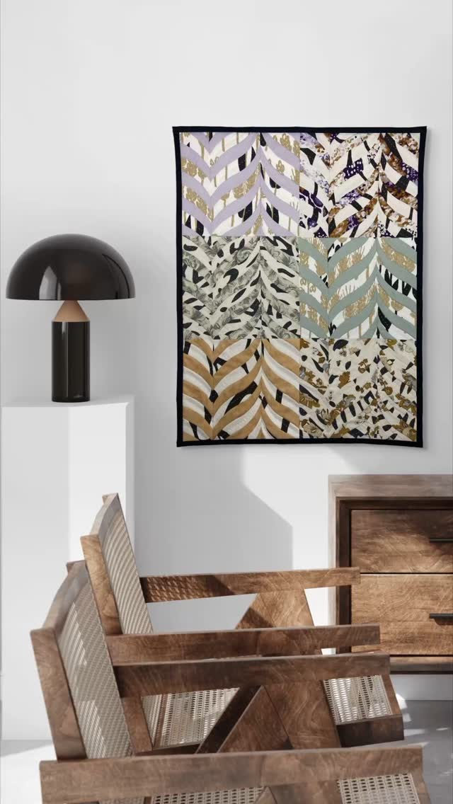 Here’s my most recent quilt, Saaga 🧡 Handmade, hand quilted unique piece from repurposed textiles ✨
#modernquilt #handmade #atelierveini #textileart #wallart #quilt #upcycled #wallhanging #quilting #interiordesignideas