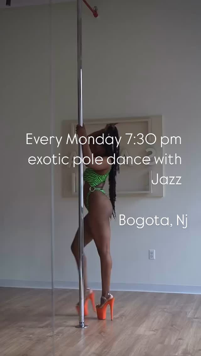 Every Monday 7:30 pm exotic pole dance with beautiful @jazzthepoler . Lanadancer.com for sing up !!!!! 551-275-4001 Lana