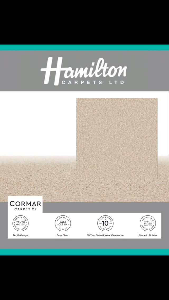 Friday Feature: We supply and fit the Primo Ultra range by 🇬🇧 @cormarcarpets, and our colour pick this week is 'Nougat'. With warm neutral tones this range is fresh, Easy-Clean, stain resistant and perfect for your busy home.
Get in touch with our domestic team @hamiltoncarpets on 01277 658011 to see if this British made carpet works for your home.
#hamiltoncarpets #flooringideas #flooringinstallation #flooringinspiration #flooringideas #carpets #flooring #cormarcarpets #essex #london #suffolk #Cambridgeshire #norfolk #billericay #chelmsford #london #ingatestone #brentwood #braintree #wickford #rayleigh #hockley #leighonsea #Southend #colchester #maldon #greatdunmow