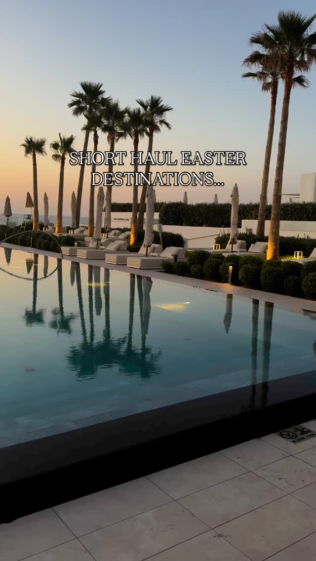 EASTER HOLIDAY DESTINATIONS
If you don’t fancy a long haul flight but still want the sun these are my top ‘shoulder season’ destinations with a flight time of 4.5 hours or less and are perfect for Easter (May and October half terms also) when the weather closer to home can still be very mixed.
Get in touch for my top hotel picks in each of these destinations and I can help you plan the right holiday for you 🤍
#easterholiday #eastersun #halftermholidays #shoulderseason #familytravel #luxuryfamilytravel #luxurytravel #travelconcierge