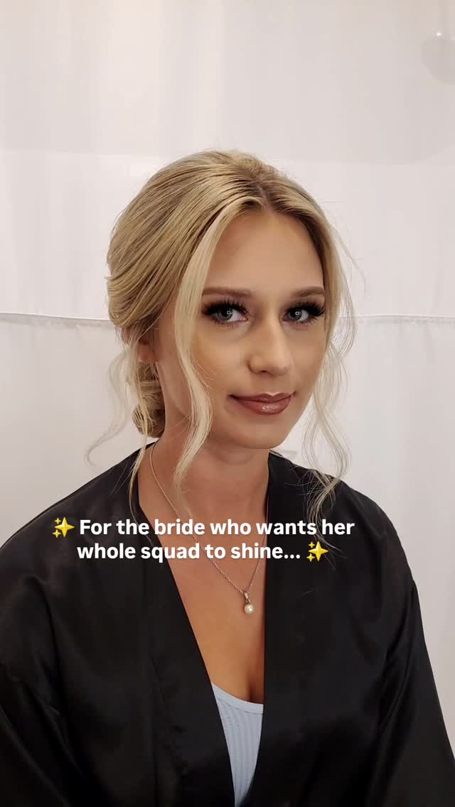Your bridal party deserves to feel just as radiant and confident as you do on your big day. From flawless hair to stunning makeup, we’ve got your entire crew covered! 💫
Whether you’re going for a timeless look or a touch of glam, we’ll make sure your bridal party feels effortlessly beautiful, creating a perfect harmony of elegance and fun. 🌿💄
Let’s get your whole crew ready to celebrate in style — because everyone deserves to feel their best! ✨
📩 DM us for group bookings and let’s plan the ultimate bridal beauty experience!
#BridalPartyGoals #FlawlessAndFun #WeddingDayGlow #BridalBeauty #SquadGoals #LuxuryBridal #DASSWeddings #BridalHairAndMakeup #TimelessElegance