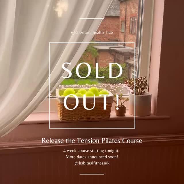 I’m excited to release my tension tonight after a full day of doing massages! 💆♀️
Tonight is the first of 4 sessions of my new ‘Release the tension Pilates’ classes.
What to expect:
Each week we will be targeting common tight areas that often cause us tension and aches. Areas include the shoulders and back, hamstrings and hips. We can’t ignore the strength so we will be doing a strength sequence each week which works those muscles and more, then we finish the session with a lovely big release using tennis balls, called Myofascial release. After the 4 weeks you will hopefully feel looser and have great takeaways to do at home to keep those muscles released.
Next dates announced soon.
Book via my website (link in bio @habitualfitnessuk )
#pilates #releasetension #myofascialrelease #selfmassage #pilatesstrength #pilatesmanchester #pilateschorlton #chorltonhealthhub