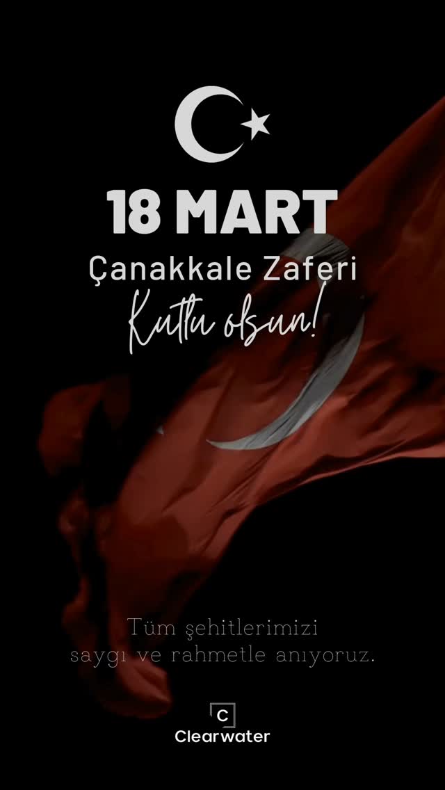 🇹🇷 18 Mart Çanakkale Zaferi ve Şehitleri Anma Günü 🇹🇷
Türk milletinin bağımsızlık ve vatan sevgisinin en büyük destanlarından biri olan 18 Mart Çanakkale Zaferi, kahraman ecdadımızın azim ve fedakârlığıyla kazanılmış bir zaferdir.
Bu anlamlı günde, başta Gazi Mustafa Kemal Atatürk olmak üzere, vatan uğruna canlarını feda eden tüm şehitlerimizi rahmet, minnet ve saygıyla anıyoruz.
#18Mart #ÇanakkaleZaferi #ÇanakkaleGeçilmez