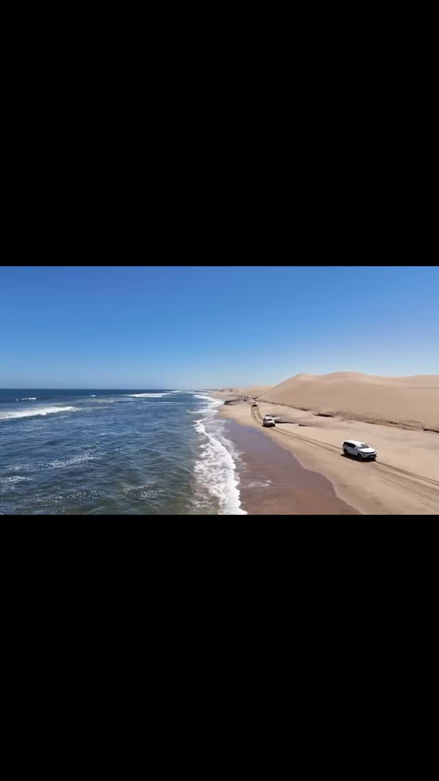 Sand, sea, and absolute freedom. #Namibia #4x4Adventure #Gazzella Tours #DuneDriving