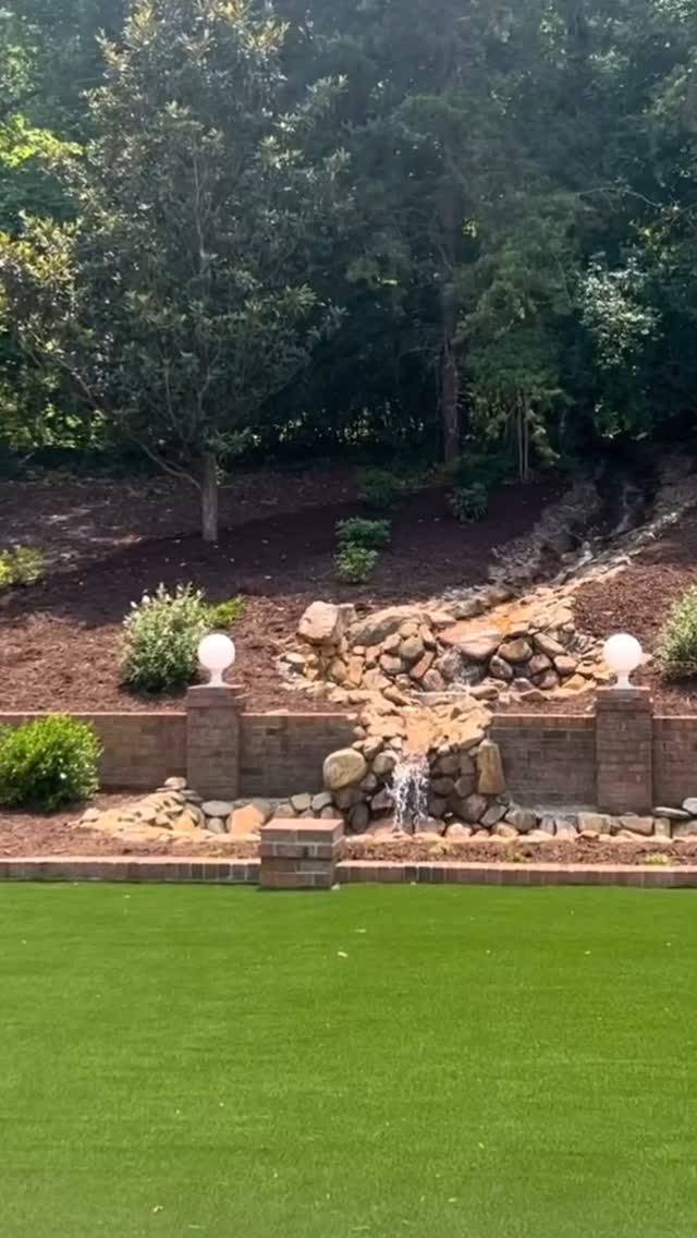 Let the soothing sound of a cascading waterfall set the tone for your wedding ceremony at Villa Magnolias Event Center, where nature and elegance meet in perfect harmony.